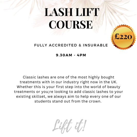 ACCREDITED LASH LIFT COURSE