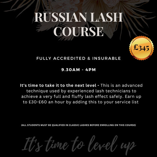 ACCREDITED RUSSIAN LASH COURSE